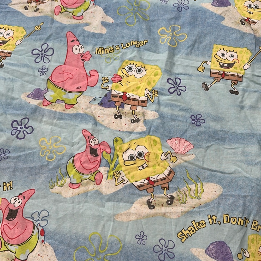 Vintage Sponge Bob twin Sheet
